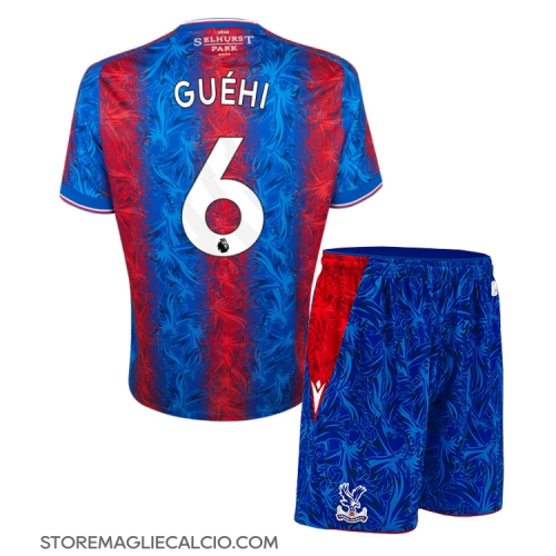 Crystal Palace Marc Guehi #6 Maglia Gara Casa Repliche 2024-25 Bambino Maniche Corte Crystal Palace Marc Guehi #6 Maglia Gara Casa Repliche 2024-25 Bambino Maniche Corte
